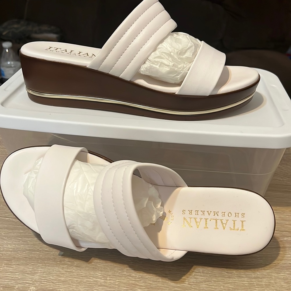 White Leather Italian Shoe